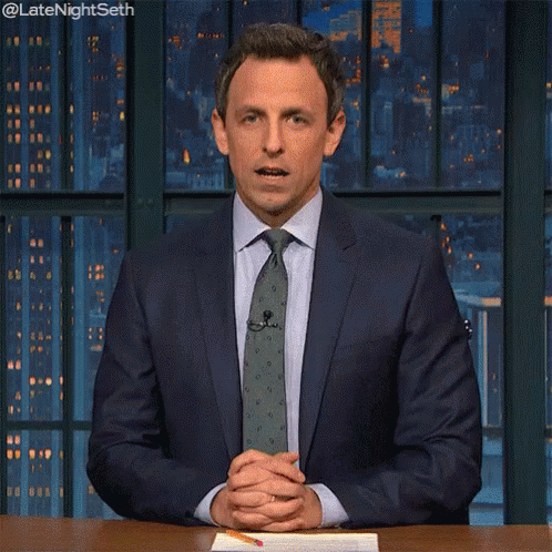 Seth Meyers Check Watch Gesture GIF