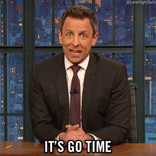 Seth Meyers It's Go Time GIF