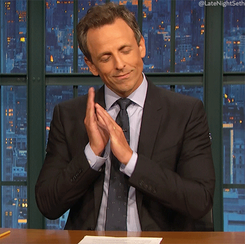 Seth Meyers Night Night GIF