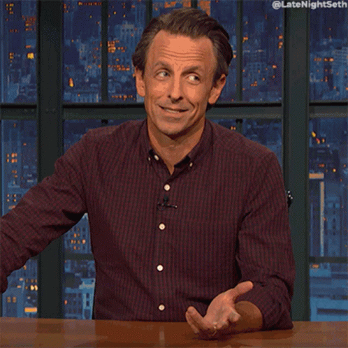 Seth Meyers Sure Sure Late Night Talks GIF