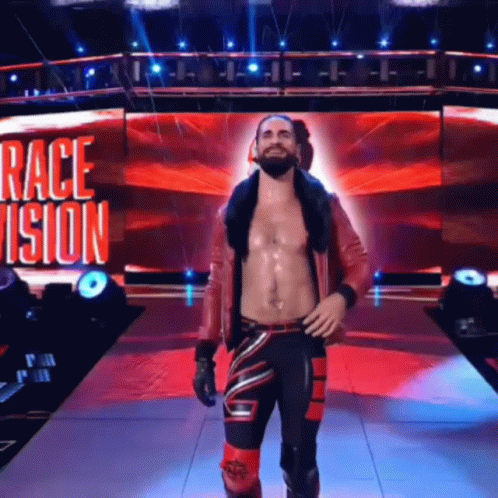 Seth Rollins In High Spirit GIF