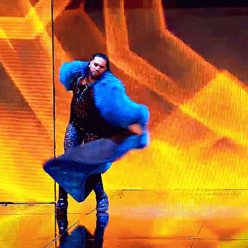 Seth Rollins Just Feeling His Cape GIF