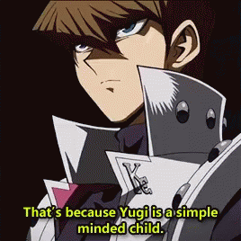 Seto Kaiba Closing His Eyes GIF