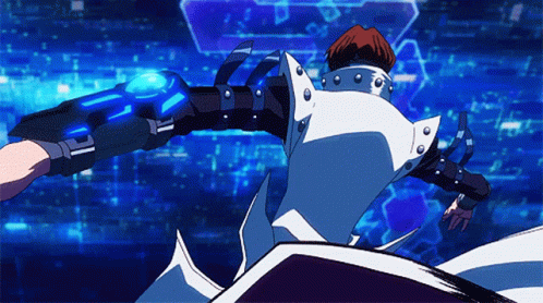 Seto Kaiba Cool Duel Moves GIF