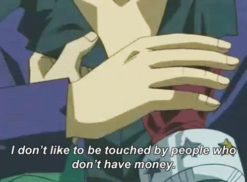 Seto Kaiba Grabbing Hand GIF