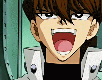 Seto Kaiba Laughing Hard GIF
