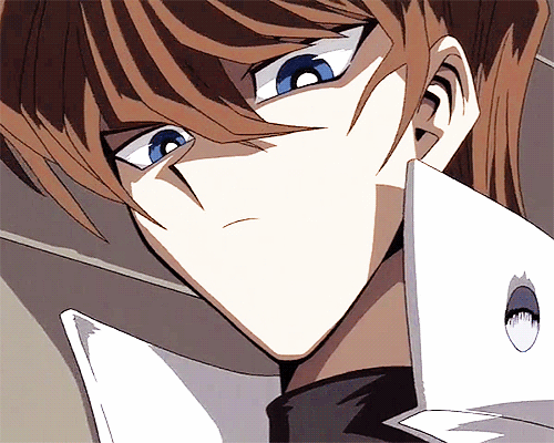 Seto Kaiba Looking Down GIF