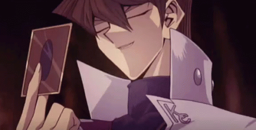 Seto Kaiba Picking Card GIF