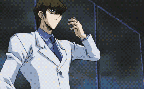 Seto Kaiba Taking Off Necktie GIF