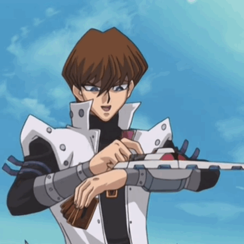 Seto Kaiba Using Arm Equipment GIF