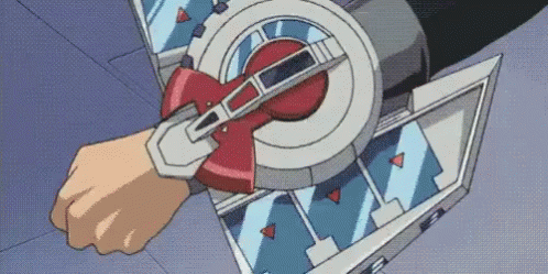 Seto Kaiba Using Duel Disk GIF