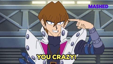 Seto Kaiba You Crazy GIF