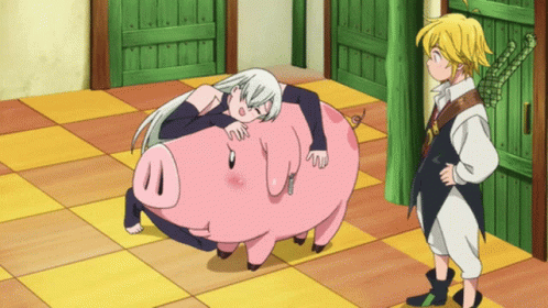 Elizabeth And Hawk Seven Deadly Sins GIF
