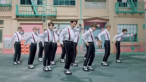 Seventeen Black And White Outfit GIF