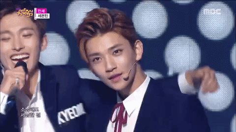 Seventeen Kim Mingyu Sing GIF