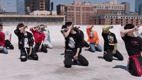 Seventeen Kneel Down Music Vidoe GIF
