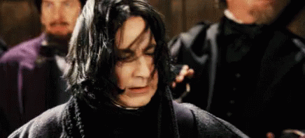 Severus Snape Hair Flip GIF