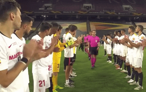 Sevilla Fc Clapping Team GIF
