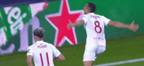 Sevilla Fc Player Number 8 GIF