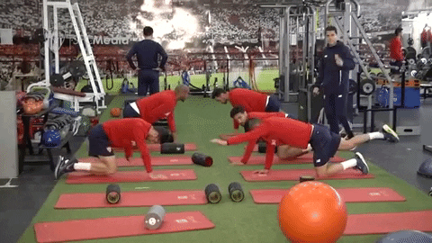 Sevilla Fc Players Training GIF