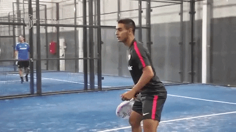 Sevilla Fc Playing Racket Game GIF