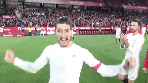 Sevilla Fc Screaming Player GIF
