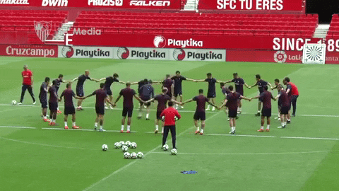 Sevilla Fc Warm Up GIF