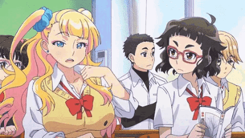 Sexy Anime Please Tell Me! Galko-chan GIF