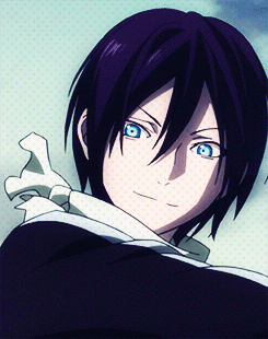 Sexy Anime Smiling Yato GIF
