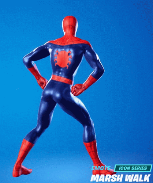 Sexy Back Spiderman Dance GIF