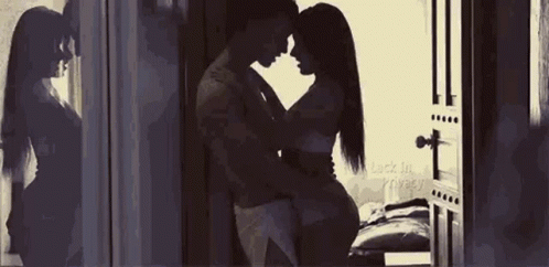 Sexy Couple Hot Kisses Time GIF