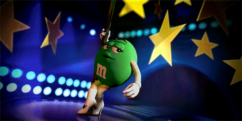 Sexy Dancing Sage Green M&m GIF