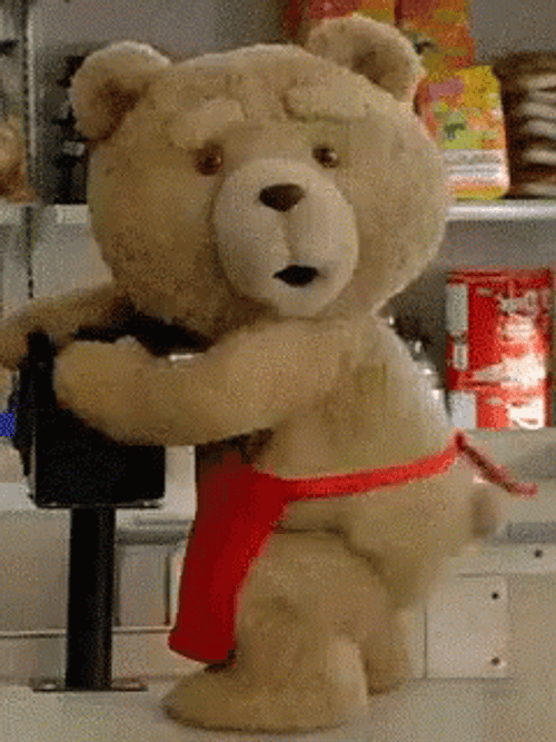 Sexy Funny Huge Teddy Bear GIF