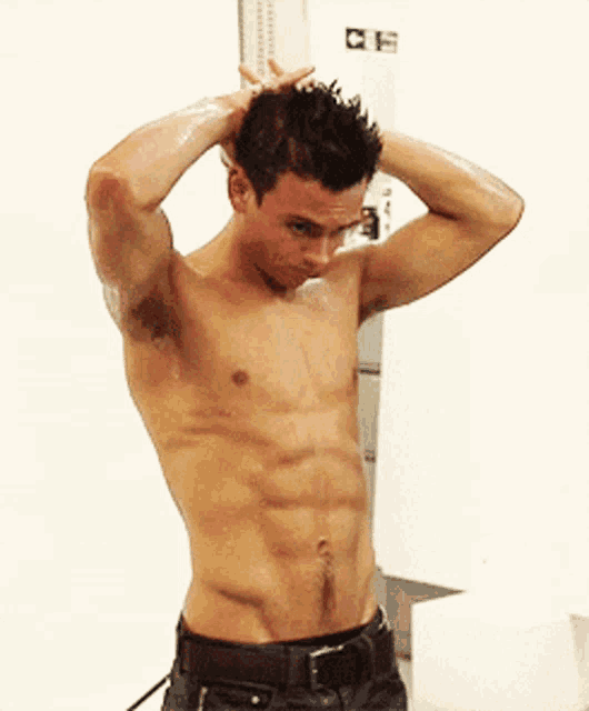 Sexy Guy Shower3 Gif GIF