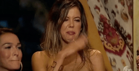 Sexy Lady Avoid The Smelly Fart GIF