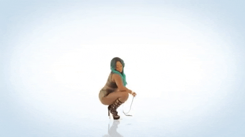 Sexy Lady Dancing Alone Dancehall GIF