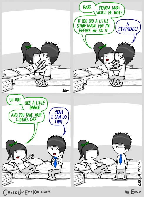 Sexy Time Comics Couple GIF