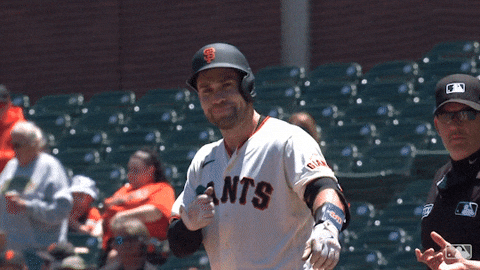 Sf Giants Austin Wynns Air Fist Bump GIF