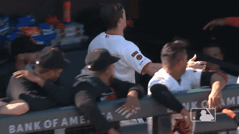 Sf Giants Pablo Sandoval Mike Yastrzemski Hugging GIF