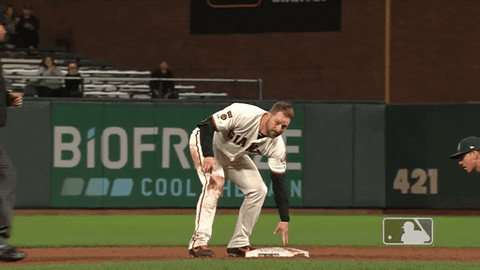 Sf Giants Stephen Vogt Time Out Hand Sign GIF