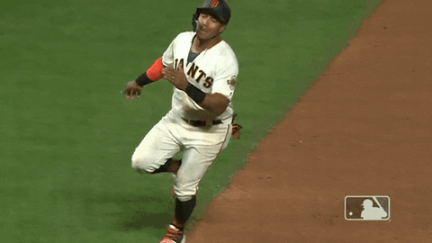 Sf Giants Yangervis Solarte Running GIF