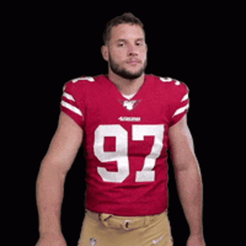 Sf Niners Nick Bosa Says No GIF