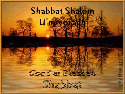 Shabbat Shalom Sunset Good And Blessed GIF
