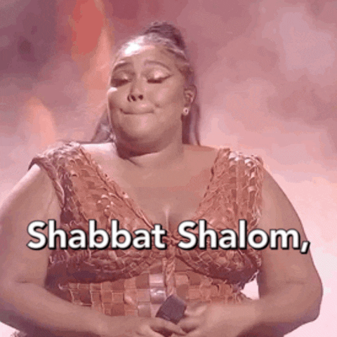 Shabbat Shalom Woman Sing In The Concert GIF