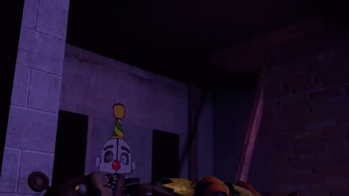 Shadow Bonnie Floating Jumpscare GIF