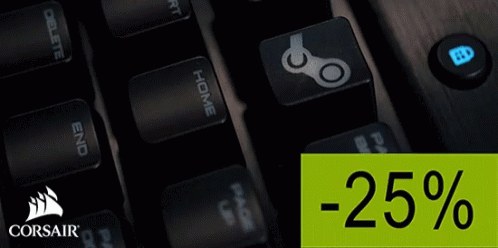 Shadow Holding Sword Playing Video Game With Corsair GIF
