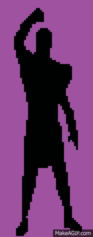 Shadow Man Fist Pump GIF