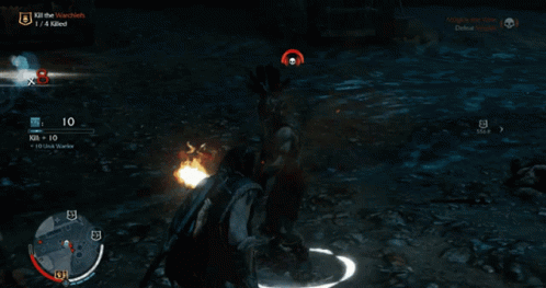 Shadow Of Mordor Talion Fight GIF