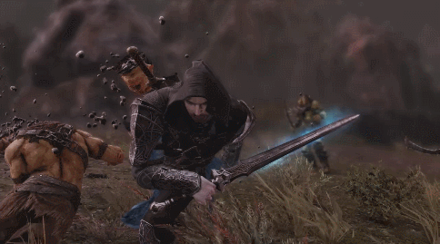 Shadow Of Mordor Talion Slow Motion GIF