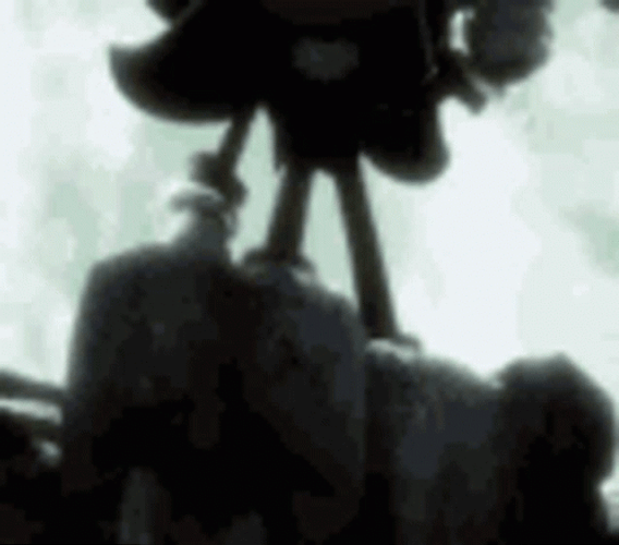 Shadow The Hedgehog Holding A Gun GIF